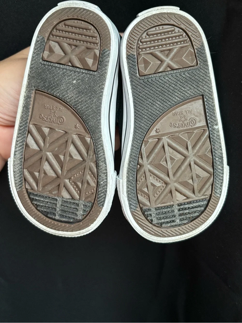 Converse Kids Black and White Low-Top Sneakers